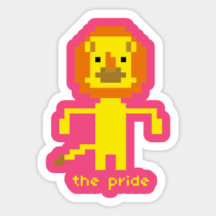 Hello From The Pride Sticker